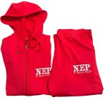 Red Lady V Fitted Set