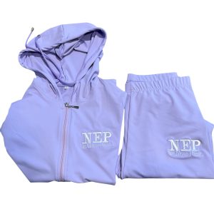 Light Blue Lady V Fitted Set