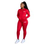 Red Lady V Fitted Set